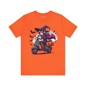 Witchy Scooter Vibes Unisex Halloween Tee - Dipaliz - T-shirts