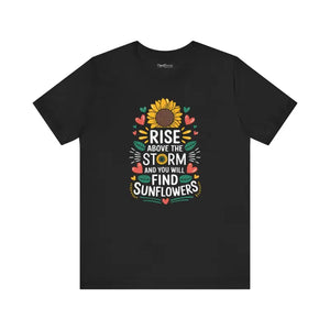 Unisex Jersey Short Sleeve Tee - Sunflower Storm Design - Dipaliz - T-shirts