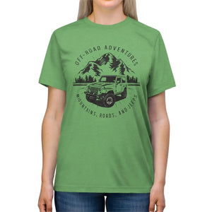 Rugged Jeeps Adventure Triblend Tee - Ultimate Road - Dipaliz - T-shirts