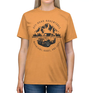 Rugged Jeeps Adventure Triblend Tee - Ultimate Road - Dipaliz - T-shirts