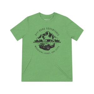 Rugged Jeeps Adventure Triblend Tee - Ultimate Road - Dipaliz - T-shirts