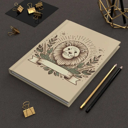 Unleash Creativity with a Lion Leaf Hardcover Journal - Paper Products