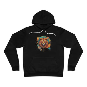 Lion Roar Unisex Sponge Fleece Medium Fabric Hoodie - Dipaliz - Black / Xs - Hoodies