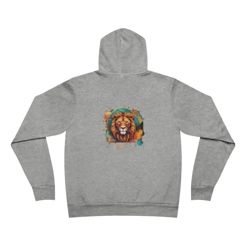 Roar-some Unisex Lion Hoodie: Cozy Medium Fabric Bliss! - Hoodie