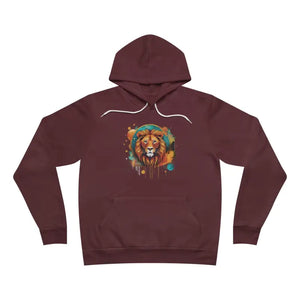 Lion Roar Unisex Sponge Fleece Medium Fabric Hoodie - Dipaliz - Maroon / Xs - Hoodies