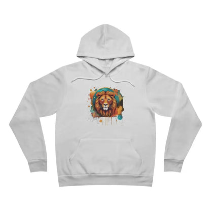 Roar-some Unisex Lion Hoodie: Cozy Medium Fabric Bliss! - White / Xs Hoodie