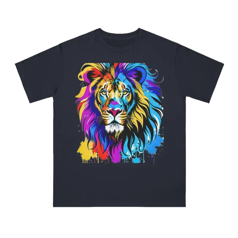 Roar in Style with Majestic Lion Organic Unisex Classic Tee - T-shirt