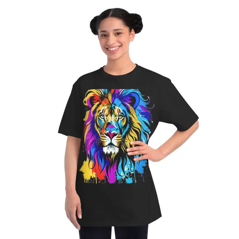 Roar in Style with Majestic Lion Organic Unisex Classic Tee - T-shirt