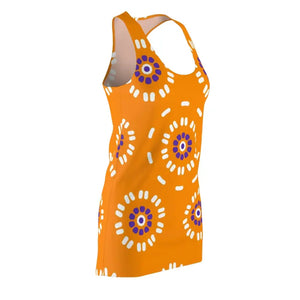 Floral Racerback Dress - Vivid Pattern Style - Dipaliz - Dresses