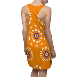Floral Racerback Dress - Vivid Pattern Style - Dipaliz - Dresses