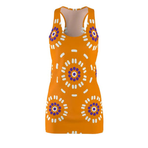 Floral Racerback Dress - Vivid Pattern Style - Dipaliz - Dresses