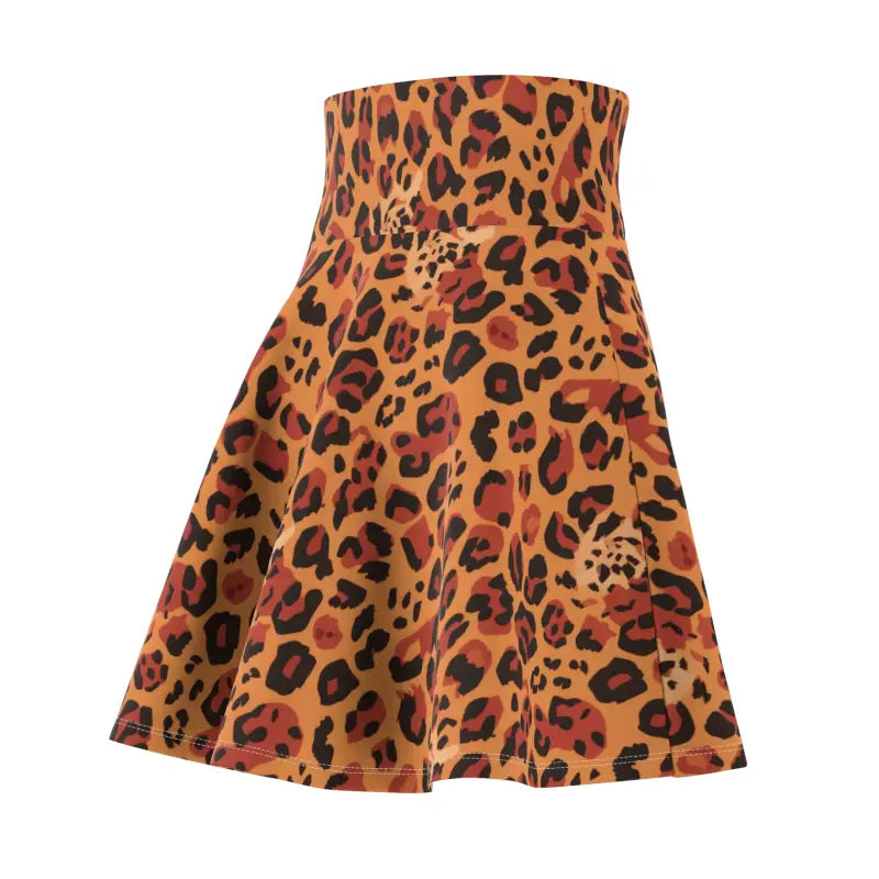 Shine in a Cheetah Print Skater Skirt - Skirts