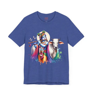 Cool Krishna Cow Tee Classic Unisex Style Dipaliz - T-shirts