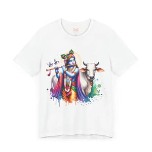 Cool Krishna Cow Tee Classic Unisex Style Dipaliz - T-shirts