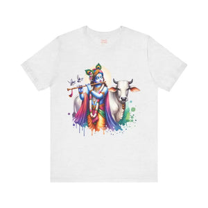 Cool Krishna Cow Tee Classic Unisex Style Dipaliz - T-shirts