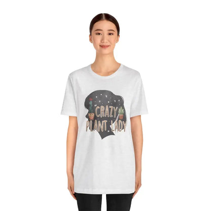 Crazy Plant Lady Tee - Flaunt your Foliage Flair - Ash / s T-shirt