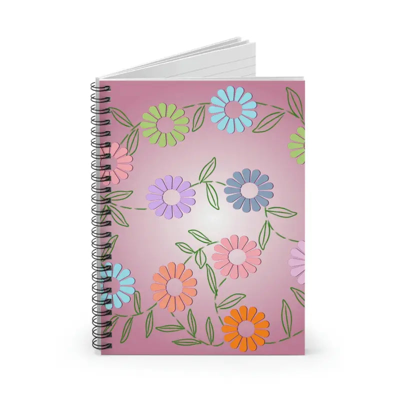 Rock your Day with Dipaliz Pink Spiral Notebook - one Size Paper Products