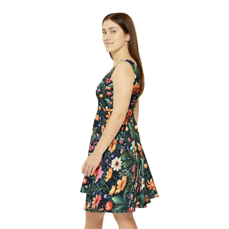 Rock the Look with Dipaliz Women’s Floral Skater Dress - Skirts