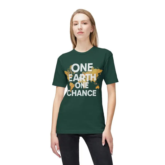 Rock Earth Day in Style with Premium Cotton Unisex Tee - Hunter Green / s T-shirt