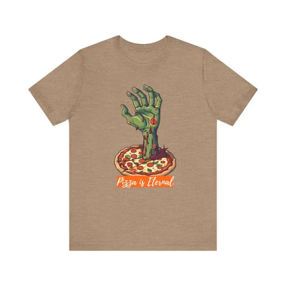 Zombie Hand Pizza Tee: Unleash Eternal Style! - T-shirt