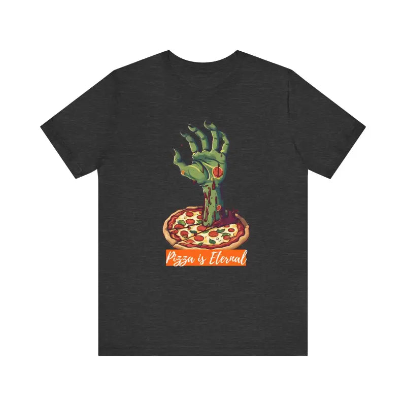 Zombie Hand Pizza Tee: Unleash Eternal Style! - T-shirt