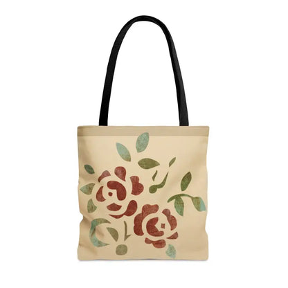 Bloom with Style: Rose Aop Tote Bag for Every Outfit - Bags