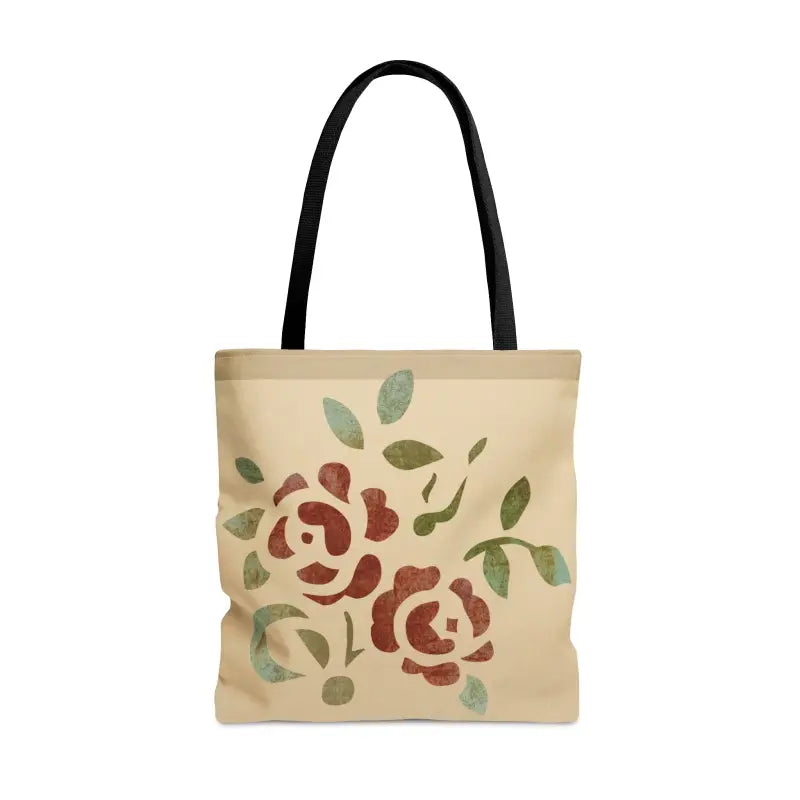 Bloom with Style: Rose Aop Tote Bag for Every Outfit - Bags