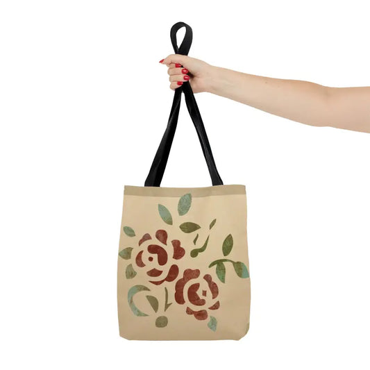 Bloom with Confidence: Rose Aop Tote Bag for Outfits - Small Bags