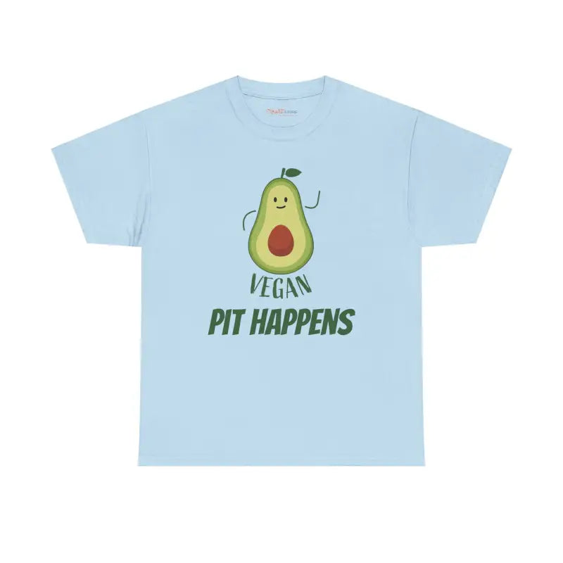 Rock the Guac: Vegan Pit Happens Heavy Cotton Tee - T-shirt