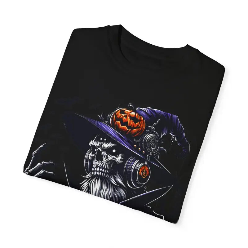 Rock Halloween in a Comfort Colors Skeleton Witch Tee - T-shirt