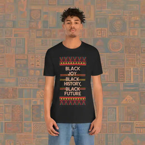 Celebrate Juneteenth Unisex Jersey Tee Black Joy Statement - Dipaliz - T-shirts