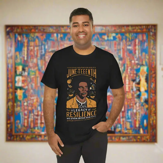 Celebrate Juneteenth in Style with a Unisex Jersey Tee - T-shirt