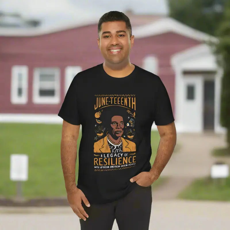 Rock Juneteenth Spirit with our Unisex Jersey Tee - T-shirt