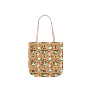 Frog Canvas Tote Bag - Playful Print Shopping Carry All - Dipaliz - Totes