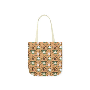 Frog Canvas Tote Bag - Playful Print Shopping Carry All - Dipaliz - Totes