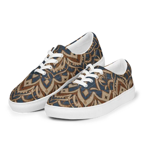 Canvas Shoes Geometric Pattern Urban Style - Dipaliz - Sneakers