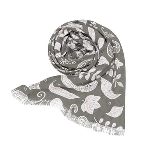 Paisley Pattern Polyester Scarf - Fashion Forward - Dipaliz - 27’’ × 73’’ - Scarves & Shawls