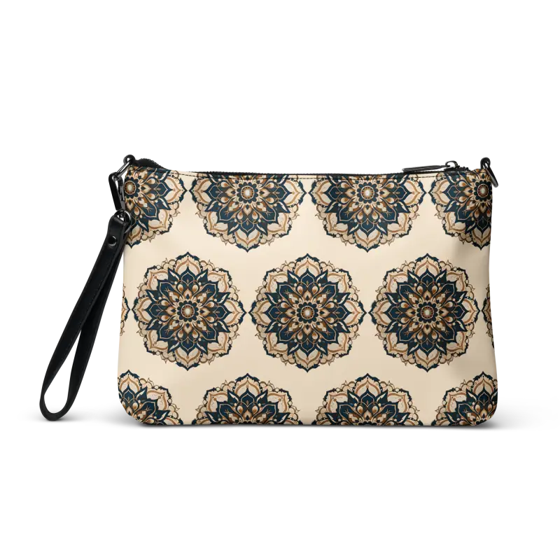 Turn Heads with our Mandal Pattern Crossbody Bag - Bags