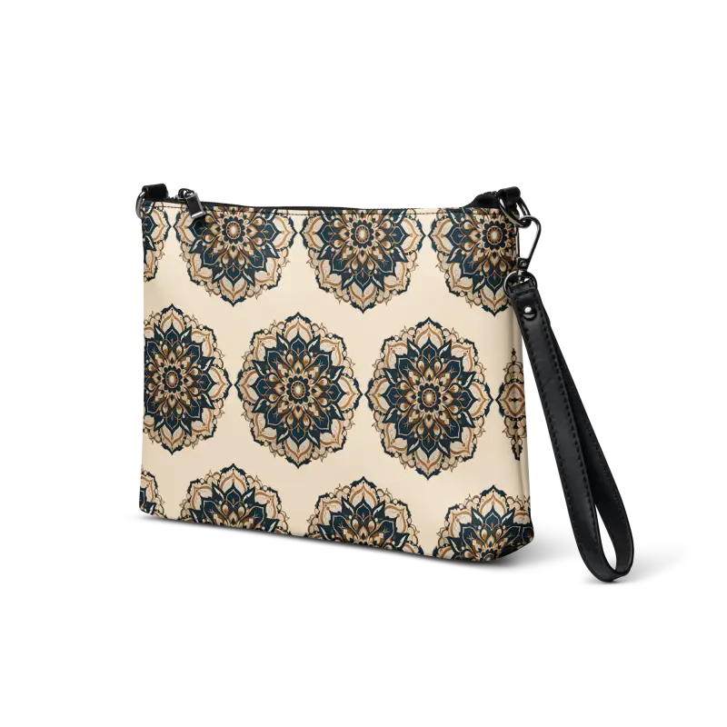 Turn Heads with our Mandal Pattern Crossbody Bag - Bags