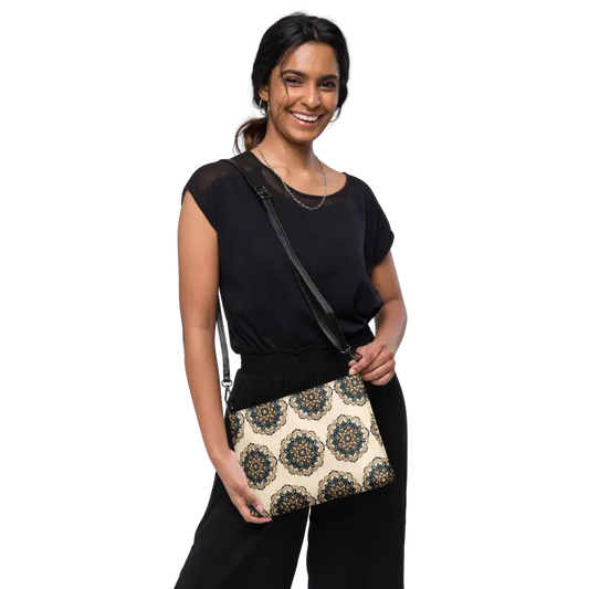 Turn Heads with our Mandal Pattern Crossbody Bag - Bags