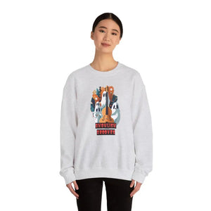 Ghoulish Grooves Ghost Sweatshirt - Unisex Heavy Blend - Dipaliz - Sweatshirts