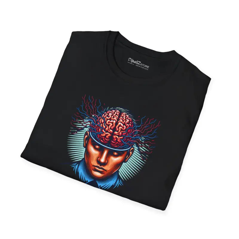 Unlock Style with Softstyle Thinking Caps Tee! - T-shirt