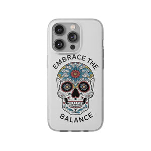 Balance Skull Flexi Case - Protective Tpu Design - Dipaliz - Iphone 14 Pro - Mobile Phone Cases