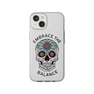 Balance Skull Flexi Case - Protective Tpu Design - Dipaliz - Iphone 14 - Mobile Phone Cases
