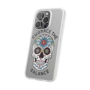 Balance Skull Flexi Case - Protective Tpu Design - Dipaliz - Mobile Phone Cases