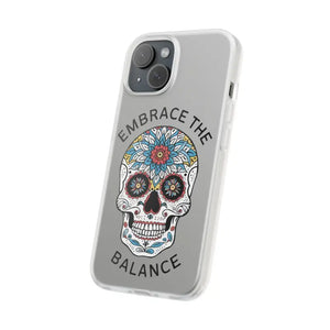 Balance Skull Flexi Case - Protective Tpu Design - Dipaliz - Mobile Phone Cases