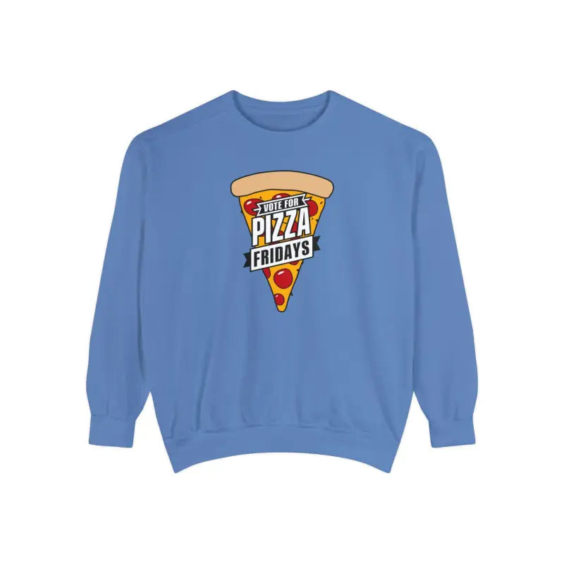 Rock Pizza Fridays in Style with our Garment-dyed Sweatshirt