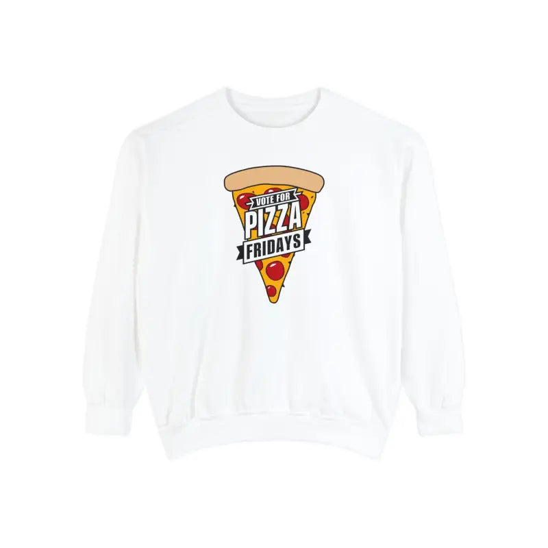 Rock Pizza Fridays in Style with our Garment-dyed Sweatshirt