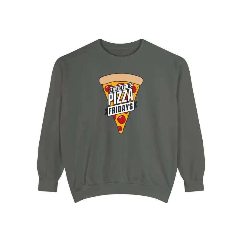 Rock Pizza Fridays in Style with our Garment-dyed Sweatshirt