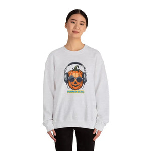 Pumpkin Beats Jack o Lantern Headphone Sweatshirt - Dipaliz - Sweatshirts